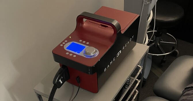 How can the “Game ready” machine help with Range of Motion? image